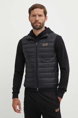 EA7 Emporio Armani: Чёрный жилет 