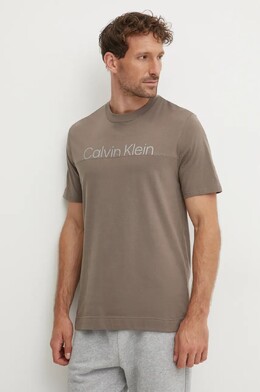 Calvin Klein Performance: Коричневая футболка 