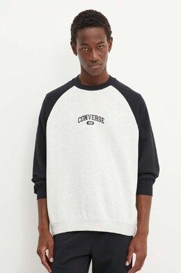 Converse: Серая толстовка 