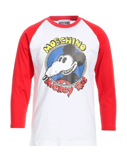 Moschino: Белая футболка 