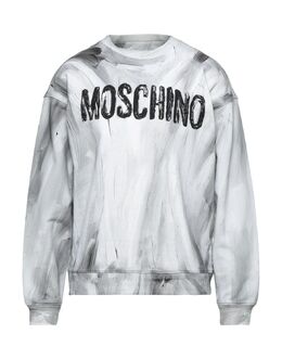 Moschino: Серая толстовка 