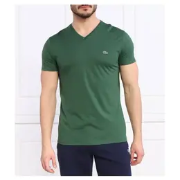 Lacoste: Зелёная футболка 