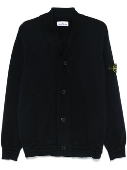 Stone Island: Синий кардиган  Compass