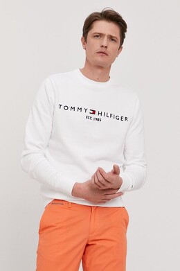 Tommy Hilfiger: Белая толстовка 