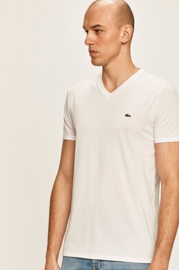 Lacoste: Белая футболка 