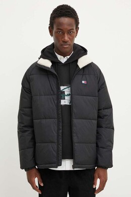 Tommy Jeans: Чёрная куртка 