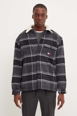 Tommy Jeans: Чёрная куртка 