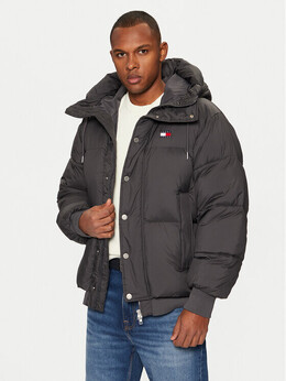 Tommy Jeans: Серый пуховик 
