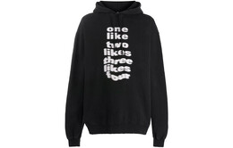 Balenciaga: Чёрная толстовка 