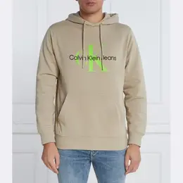 Calvin Klein: Бежевая толстовка 