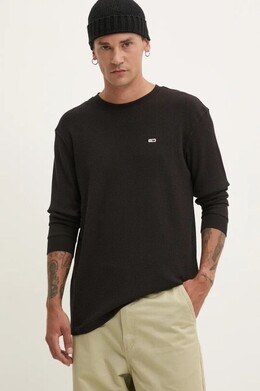 Tommy Jeans: Чёрный свитшот 