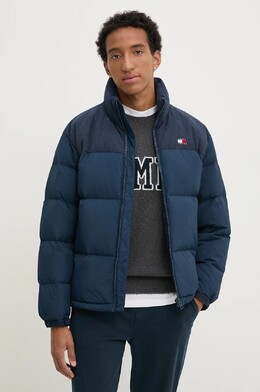 Tommy Jeans: Тёмный пуховик 