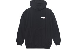 Balenciaga: Чёрная толстовка 