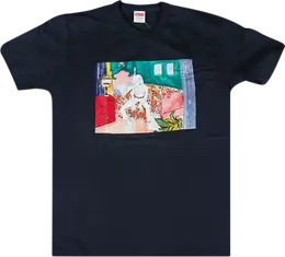 Supreme: Синяя футболка 