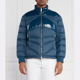 Armani Exchange: Синяя куртка 