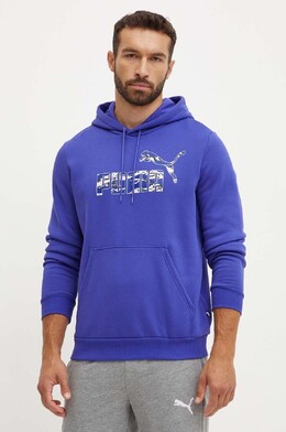 PUMA: Синяя толстовка 