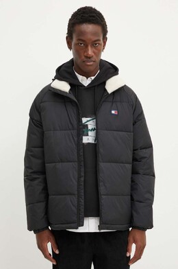 Tommy Jeans: Чёрная куртка 