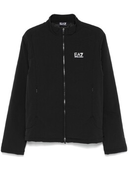 EA7 Emporio Armani: Чёрная куртка 