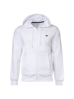 Lacoste: Белая толстовка 