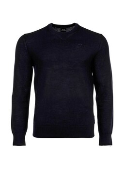 Armani Exchange: Синий свитер 