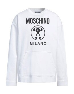 Moschino: Белая толстовка 