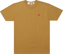 Comme Des Garçons Play: Зелёная футболка  Heart