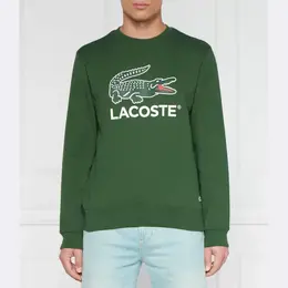 Lacoste: Зелёная толстовка 