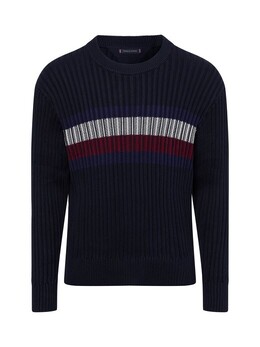 Tommy Hilfiger: Синий свитер 