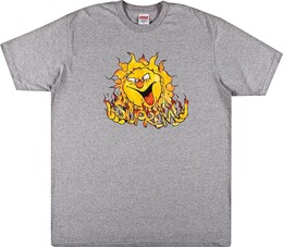 Supreme: Серая футболка  Sun