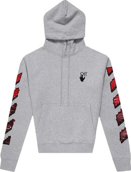 Off-White: Меланжевая толстовка  Marker