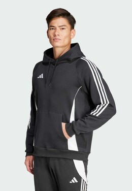 Adidas: Чёрная толстовка  Tiro