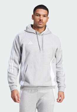 Adidas: Белая толстовка  Tiro