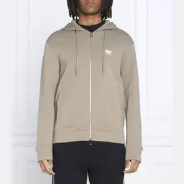 Emporio Armani: Бежевая толстовка 