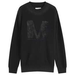 MM6 Maison Margiela: Чёрный свитер 