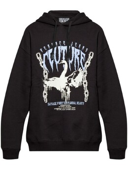 Versace Jeans Couture: Толстовка с принтом 