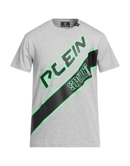 Plein Sport: Серая футболка 