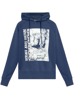 Versace Jeans Couture: Синяя толстовка 