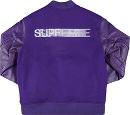 Supreme: Фиолетовая куртка  Motion Logo