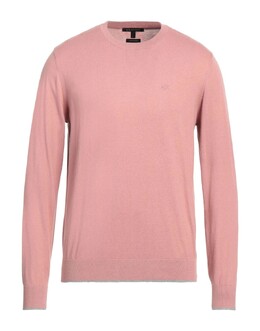 Armani Exchange: Розовый свитер 