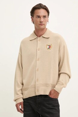 Tommy Jeans: Бежевый кардиган 