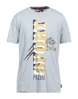 Plein Sport: Серая футболка 