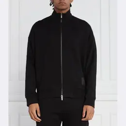 Armani Exchange: Чёрная толстовка 