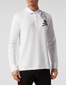 Philipp Plein: Белая рубашка  Skull