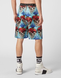 Philipp Plein: Шёлковые шорты 