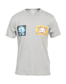 Comme Des Garcons Shirt: Серая футболка 