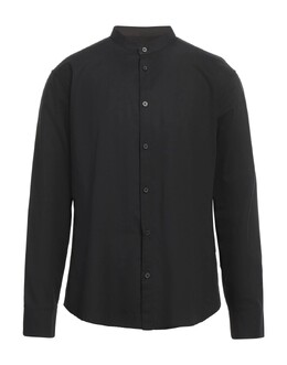 Armani Exchange: Чёрная рубашка 