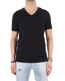 Armani Exchange: Футболка с v-образным вырезом 