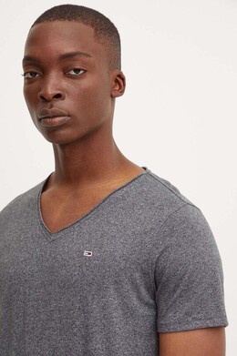 Tommy Jeans: Серая футболка 