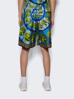 Versace: Шорты с принтом 