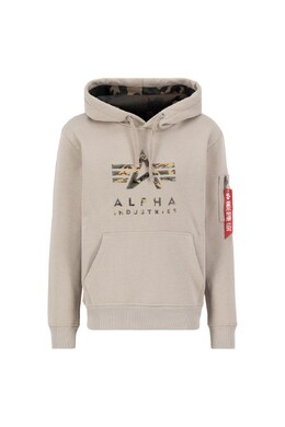 Alpha Industries: Бежевая толстовка 